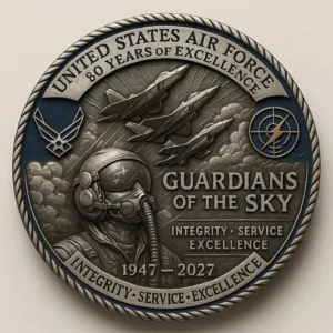 United States Air Force 80 Years Anniversary Coin
