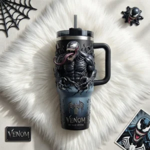Venom We Are Venom 3D Sculpted Tumbler