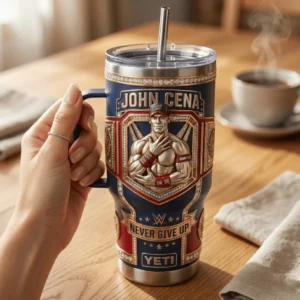WWE John Cena Never Give Up Collector Edition YETI Tumbler
