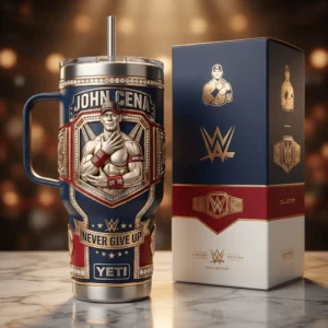 WWE John Cena Never Give Up Collector Edition YETI Tumbler
