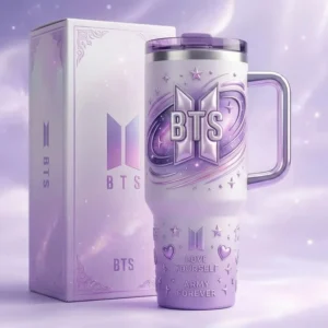 BTS Love Yourself Army Forever Tumbler With Handle