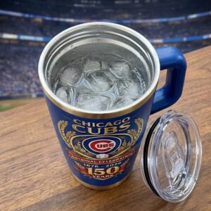Chicago Cubs 150 Years Anniversary National Celebration Handled Tumbler