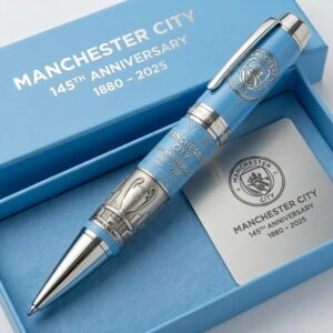 Manchester City 145th Anniversary 1880 - 2025 Pen