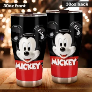 Personalized Disney Mickey and Minnie Mouse Couple Tumbler Valentine Cup