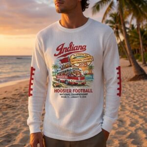 Indiana Hoosiers Football National Champs 2026 Long Sleeve Shirt