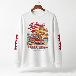 Indiana Hoosiers Football National Champs 2026 Long Sleeve Shirt
