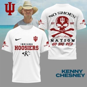 Indiana Hoosiers Kenny Chesney No Shoes Nation T-Shirt