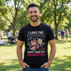 New England Patriots Up Movie Characters Valentine T-Shirt
