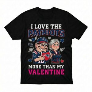 New England Patriots Up Movie Characters Valentine T-Shirt
