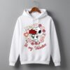Snoopy Be My Valentine Holding Roses Hoodie