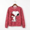 Snoopy Valentine's Day Bouquet of Hearts Sweatshirt