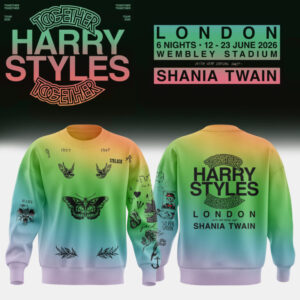 Harry Styles Together Tour 2026 London Shania Twain Sweatshirt