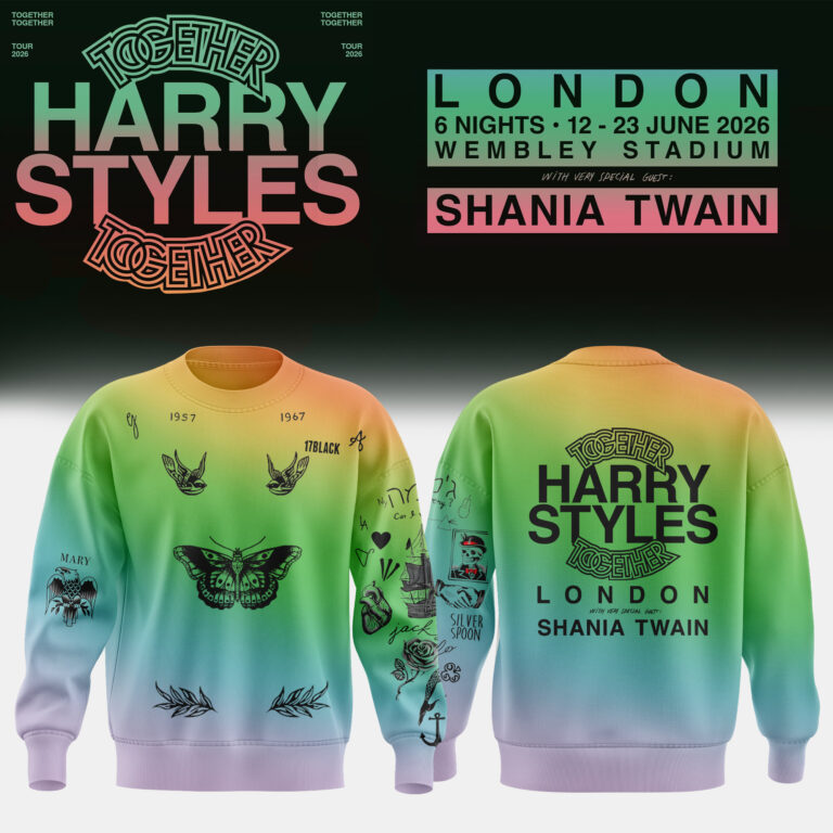 Harry Styles Together Tour 2026 London Shania Twain Sweatshirt