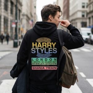 Harry Styles Together Tour London 2026 Wembley Stadium with Shania Twain Hoodie