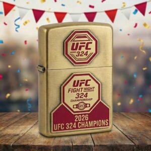 UFC Fight Night 324 2026 Champions Zippo Lighter