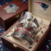 New England Patriots 2026 NFL Conference Champions Whiskey Glass