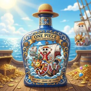 One Piece 30th Anniversary 1997-2027 Grand Line Legends Tequila Bottle