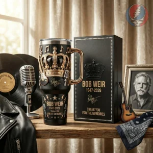 Bob Weir 1947-2026 Thank You For The Memories Tumbler With Handle