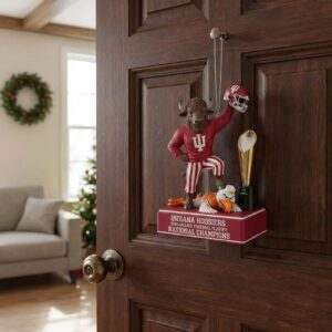Indiana Hoosiers 2025 College Football Playoff National Champions Car Hanging Ornament