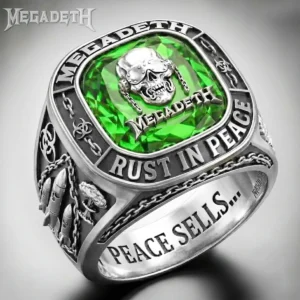 Megadeth Rust In Peace Peace Sells Ring
