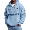 New England Patriots EST. 1959 Custom Name Waffle Hoodie