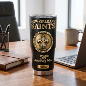 New Orleans Saints 58th Anniversary Tumbler Cup