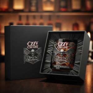 Ozzy Osbourne Back To The Beginning Whiskey Glass