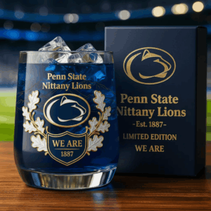 Penn State Nittany Lions Est 1887 Limited Edition Whiskey Glass