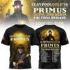 Primus Claypoolgold '26 Tour Dates T-Shirt