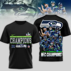 Seattle Seahawks 2026 NFC Champions Super Bowl LX T-Shirt