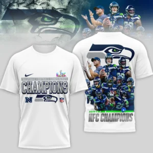 Seattle Seahawks 2026 NFC Champions Super Bowl LX T-Shirt