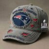 New England Patriots Super Bowl LX Champions 2026 Distressed Cap