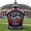 New England Patriots Super Bowl LX Champions 2026 Whiskey Decanter