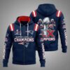 New England Patriots Super Bowl LX Champions Zip Hoodie