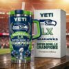 Seattle Seahawks Super Bowl LX Champions Victory Edition Yeti Tumbler