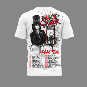 Alice Cooper Alice's Attic 2026 Tour T-Shirt