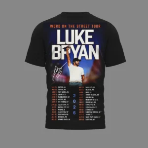 Luke Bryan Farm Tour Word On The Street Tour 2026 T-Shirt