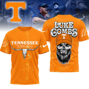 Tennessee Volunteers NCAA Luke Combs Country Music 3D T-Shirt