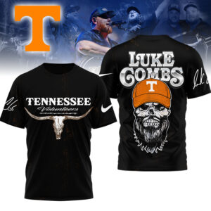 Tennessee Volunteers NCAA Luke Combs Country Music 3D T-Shirt