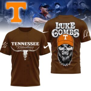 Tennessee Volunteers NCAA Luke Combs Country Music 3D T-Shirt