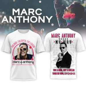 Marc Anthony Vegas My Way Vivir Mi Vida T-Shirt