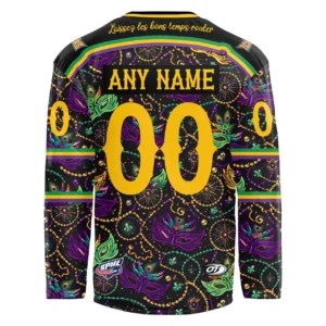 Pensacola Ice Flyers Mardi Gras Night Hockey Jersey