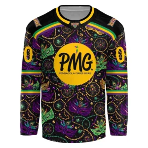 Pensacola Ice Flyers Mardi Gras Night Hockey Jersey