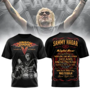 Sammy Hagar The Best of All Worlds 2026 Tour T-Shirt