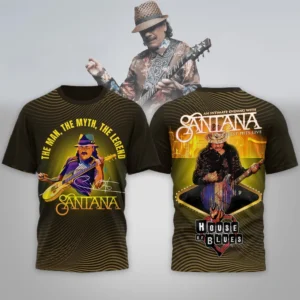 Santana An Intimate Evening With Greatest Hits Live House of Blues T-Shirt