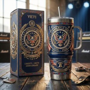 America 250th Anniversary 1776-2026 YETI Tumbler