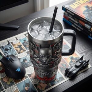 Batman The Dark Knight 3D Embossed Tumbler