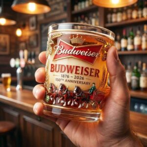 Budweiser 150th Anniversary 1876-2026 Beer Glass