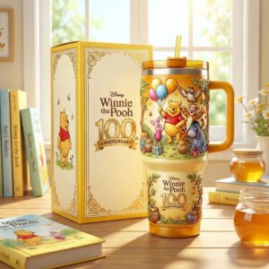 Disney Winnie the Pooh 100th Anniversary Tumbler Cup
