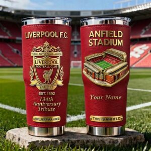 Liverpool F.C. 134th Anniversary Tribute Anfield Stadium Tumbler